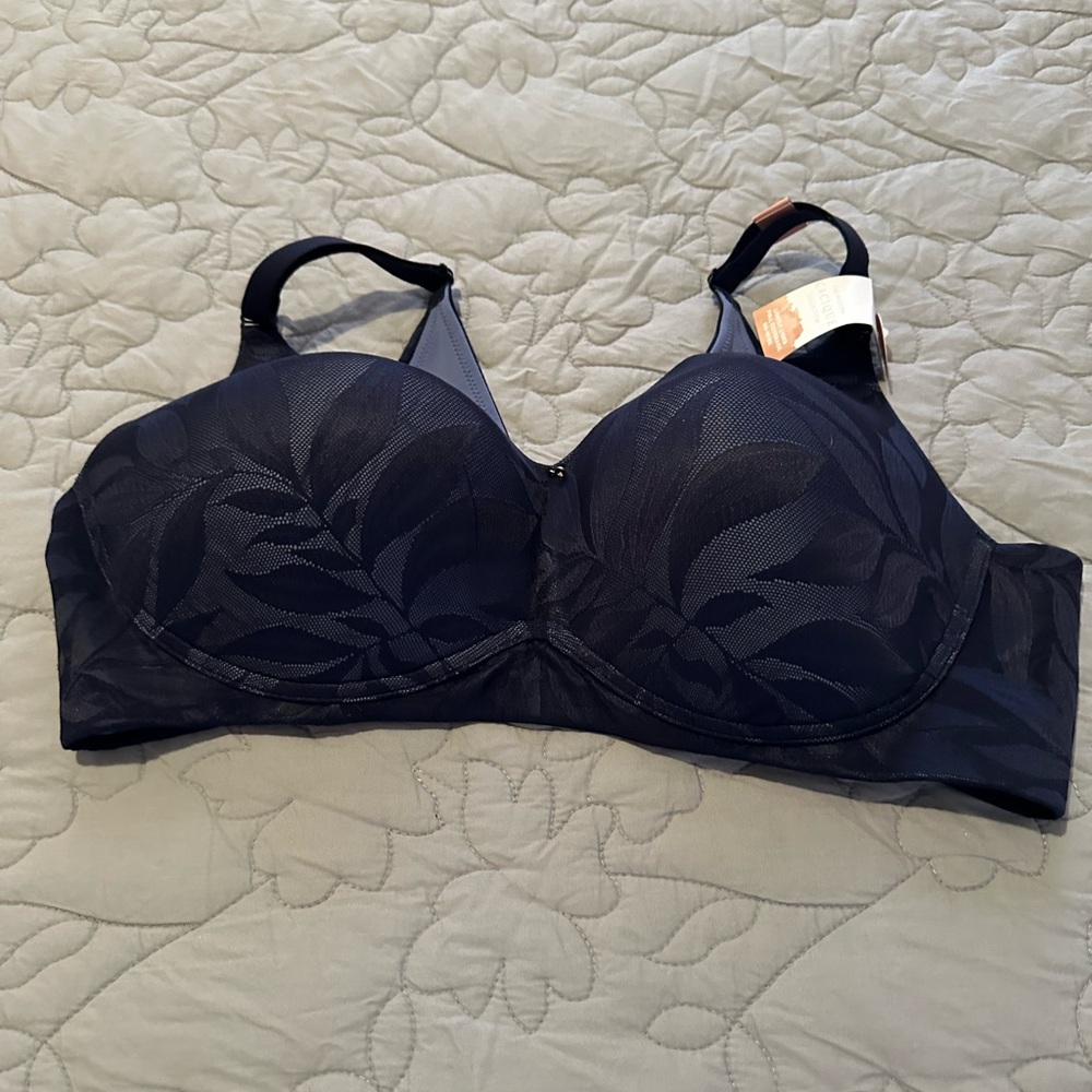 Cacique Midnight Blue Floral Bra